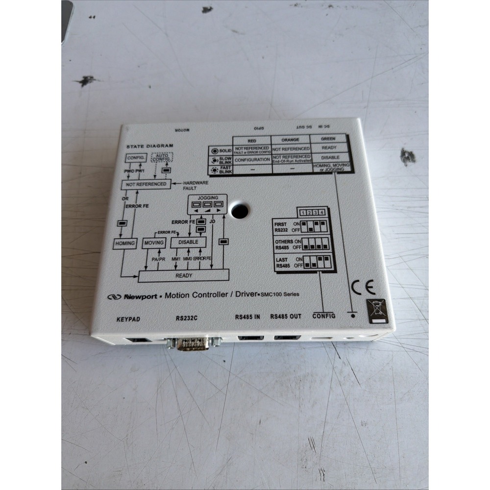 Newport SMC100PP Motion Controller/Driver for Stepper Motor, 48VDC 1.1A Out